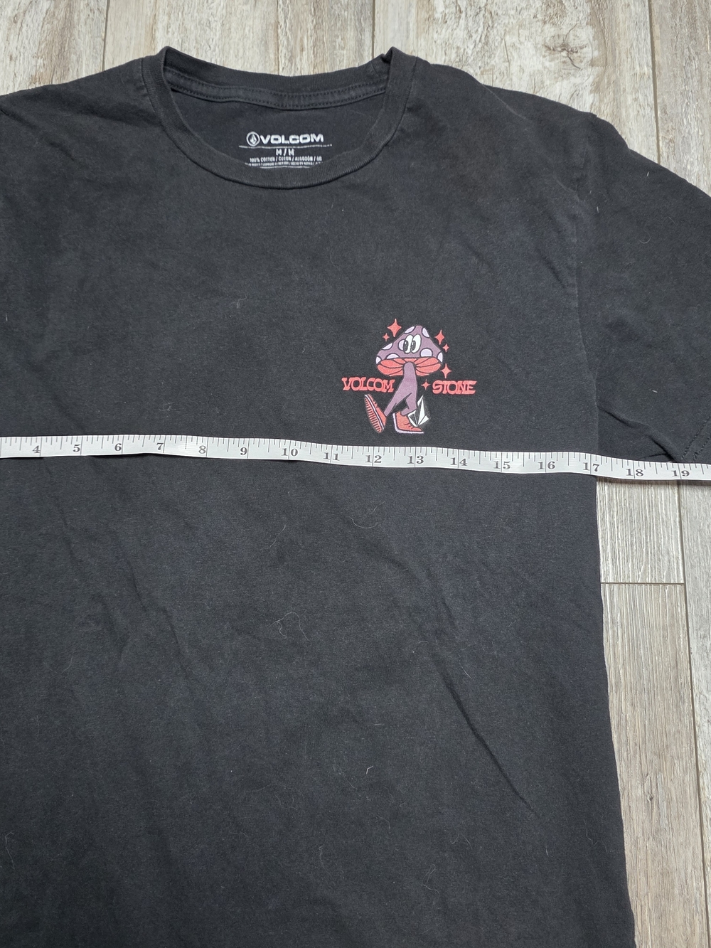 Volcom Stone Men's 'Earth Tripper' Mushroom 100% Cotton Graphic Tee Shirt *READ - Picture 5 of 6